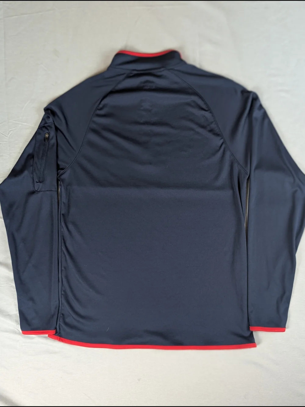 Colosseum Gonzaga Bulldogs 1/4 Zip Pullover Men's Small Blue Zipper‎ Arm Sleeve